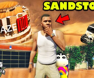 Franklin Survive The SANDSTORM in GTA 5 | SHINCHAN and CHOP