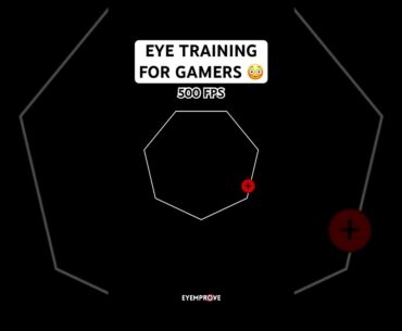 Get Better Aim with this 500 FPS Eye Training #gaming #shorts