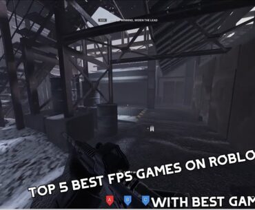 TOP 5 BEST FPS GAMES ON ROBLOX 2024!