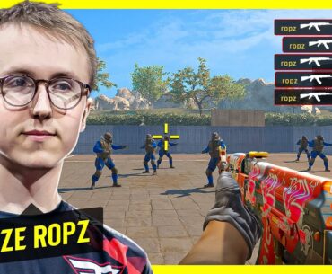 FaZe ropz shows his CS2 warm-up routine!