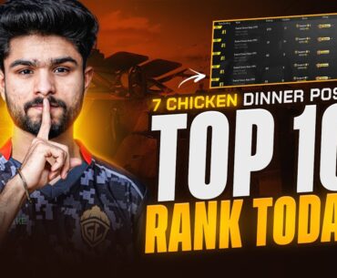 TOP 100 JOURNEY BEGINS | CONQUEROR OR WHAT | BGMI LIVE