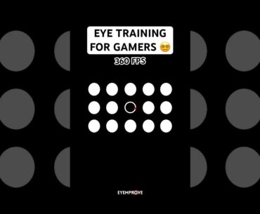 Get Better Aim with this 360 FPS Eye Training #gaming #shorts