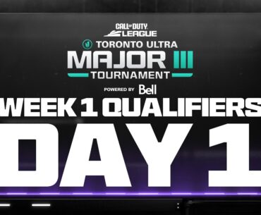 Call of Duty League Major III Qualifiers | Week 1 Day 1