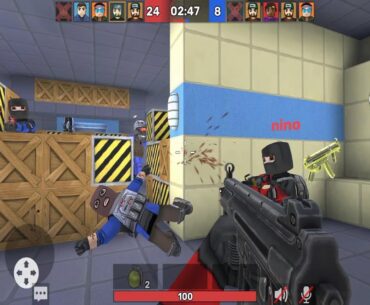 Online multiplayer shooting games: action PvP shooter. Shoot a gun in FPS games