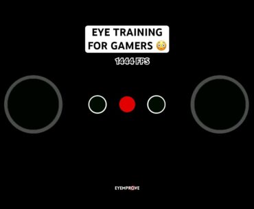 Get Better Aim with this 1444 FPS Eye Training #gaming #shorts
