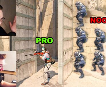 can 5 cs2 noobs beat a pro player...