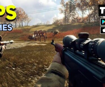 TOP 5 BEST REALISTIC FPS GAMES FOR ANDROID & IOS 2024 |ULTRA GRAPHICS| |FIRST PERSON SHOOTING|