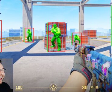 can ohnepixel beat 5 CS2 noobs with cheats (1v5)