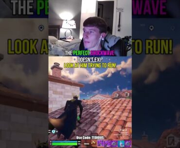 HE COULDN'T RUN FROM THE SHOCKWAVES! #fortnite #trending #gaming #fortniteclips #fyp #gamer #gg #win