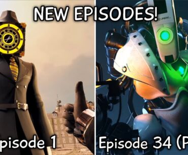 Skibidi Toilet Multiverse 1 - 34 (Part 2) All Episodes (60 FPS REMASTERED) Titan Pencil (Episode 35)