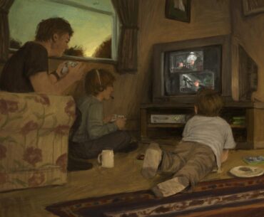 “Catwalk Strategy”, a beautiful painting by Ollie Jones