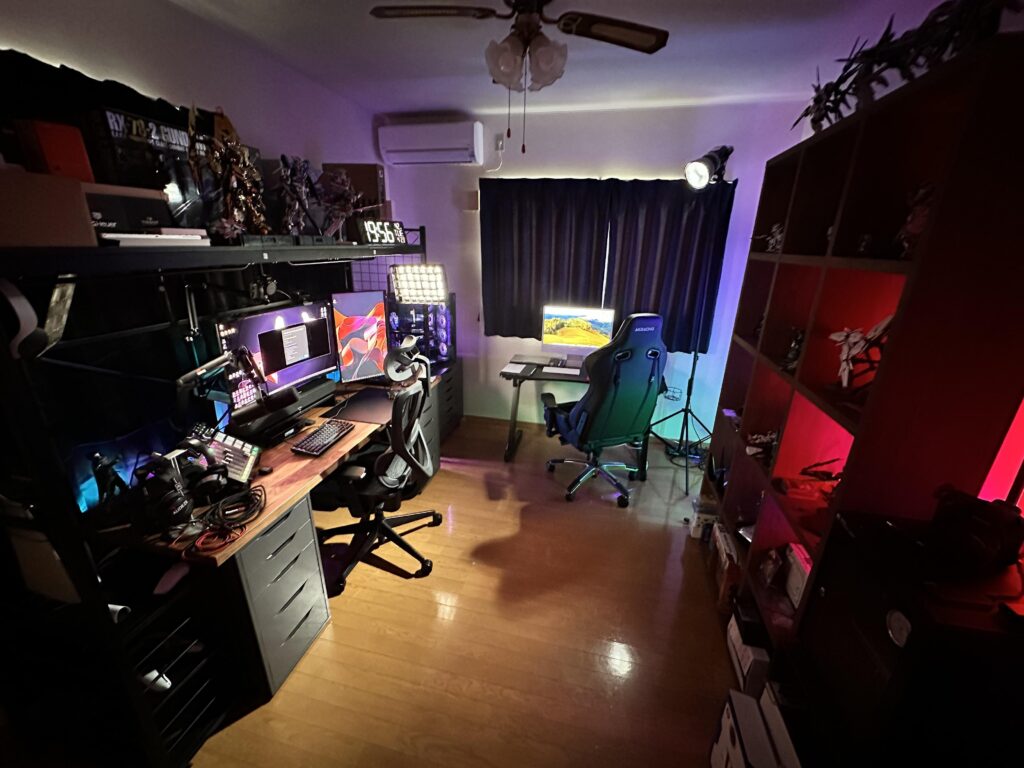Cleaned up the room.