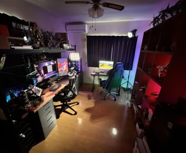 Cleaned up the room.