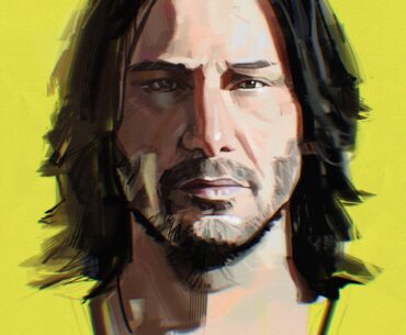 here’s a digital painting i did a while back of johnny! 😎