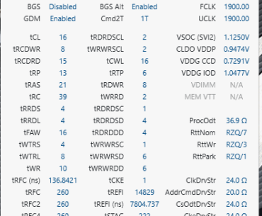 4x8gb/5950x/bdie - Anything I should be aiming for with timings at current voltage 1.43v?