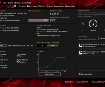 i7 14700k UV