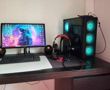 My gaming and school setup