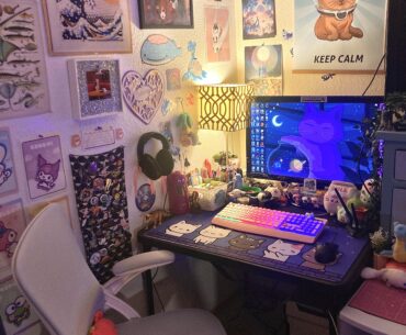 My extremely eclectic, busy and personalized battle station