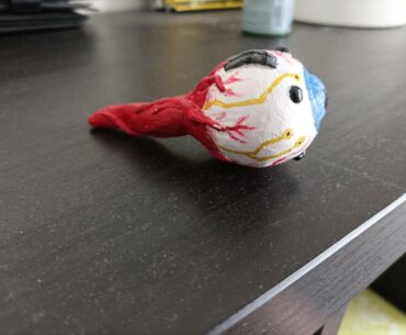 I made an eye with cybernetic implants!