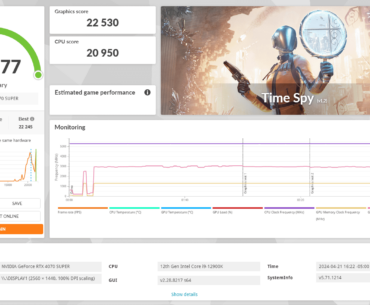 Grabbed a high score with my 12900k + 4070 Super