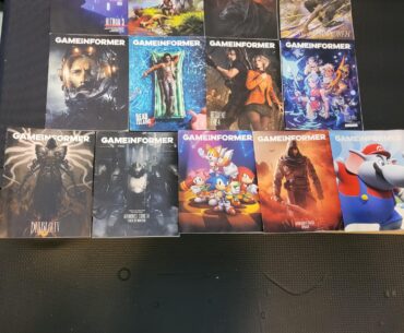 Here's a picture of all the Game Informer magazines I received from GameStop during the year the kept trying to tell me they stopped sending them.