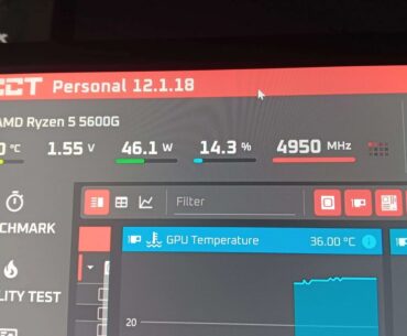 4.85GHz stable Ryzen 5 5600g, 4.95Ghz unstable