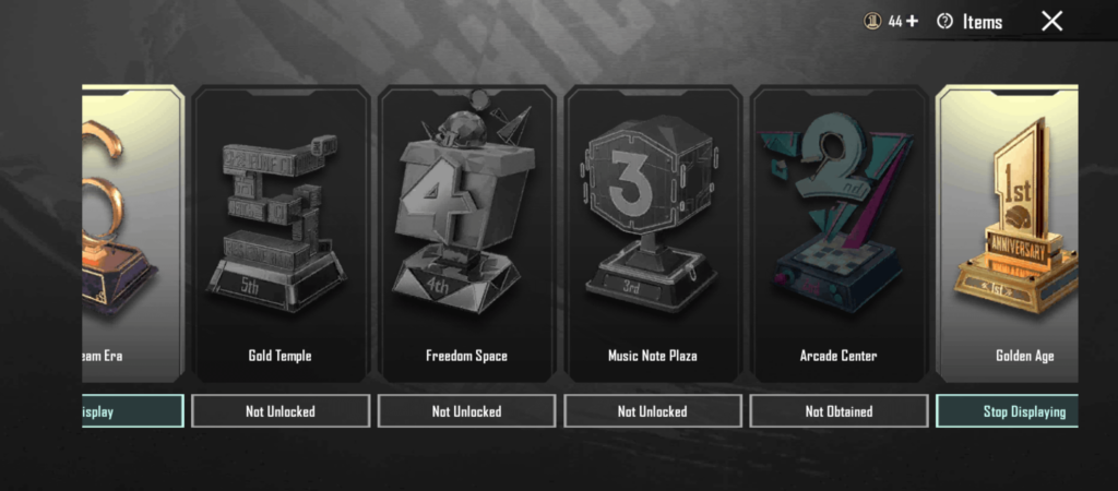 My ID: 52091697122

Need help to unlock 3rd, 4th and 5th anniversary trophy.
I can trade 1st and 2nd in return.