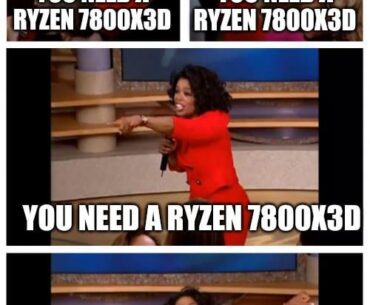 No. Not every budget build needs a X3D CPU!