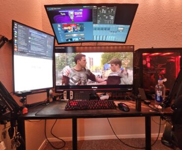 Finally set up after the move.