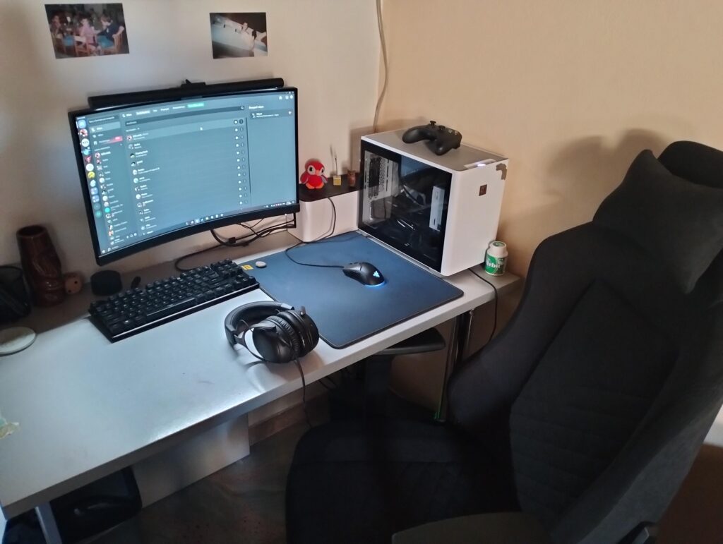 First setup, on a low budget.
