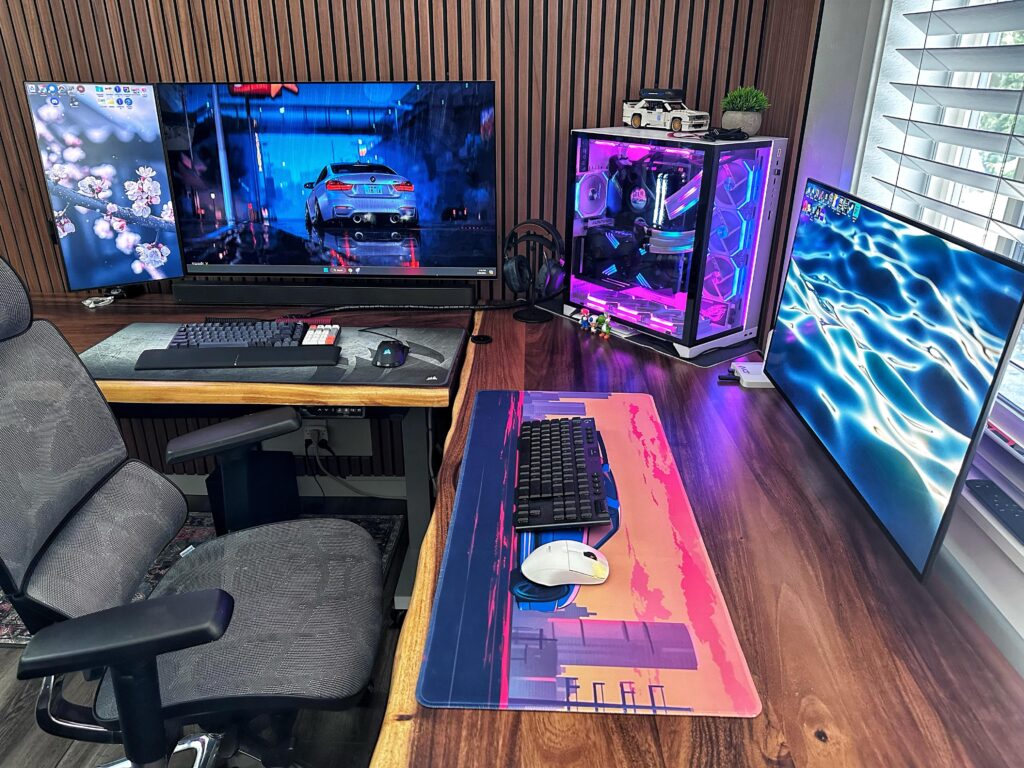 Dual LG OLED’s with a side of IPS