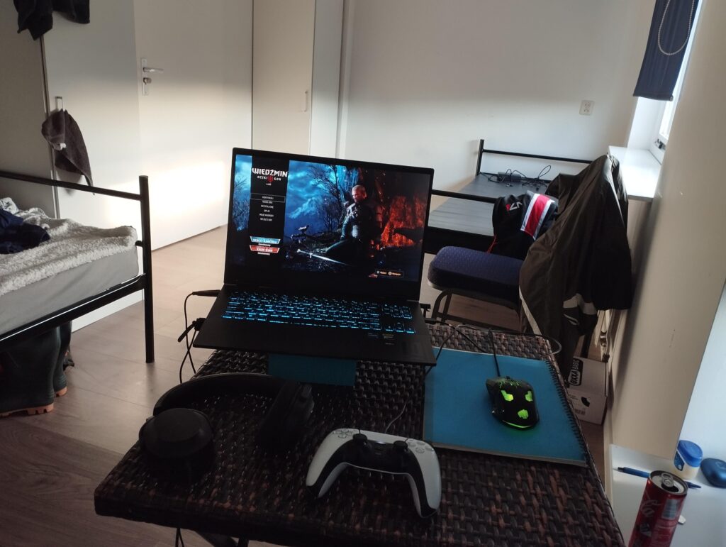 I'm currently working in Netherlands and living in agency house. Also that is a garden table xD