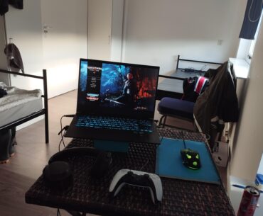 I'm currently working in Netherlands and living in agency house. Also that is a garden table xD