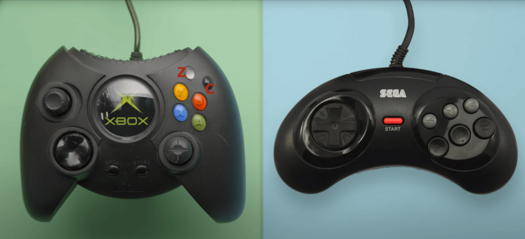 I have always been confused by Xbox's button names. I now learned its because there are 2 buttons missing on modern controllers