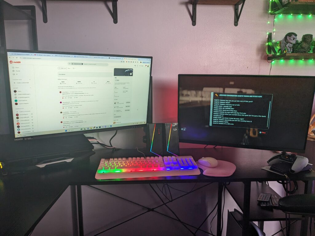 My newest set up! Still average but I love it!