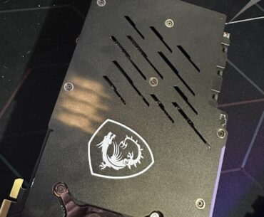 ram light burned onto gpu