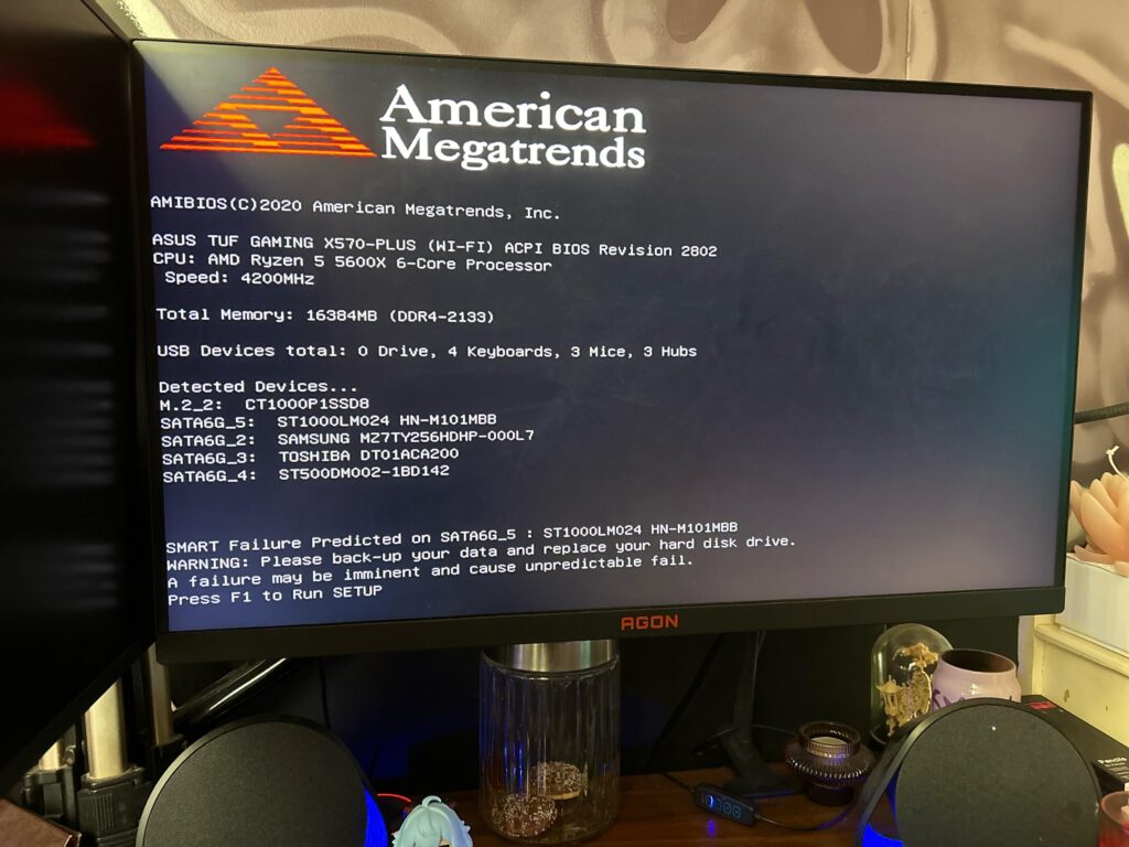 i just disassembled and cleaned my pc, now it’s showing me this?