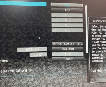 XMP configuration is not applying