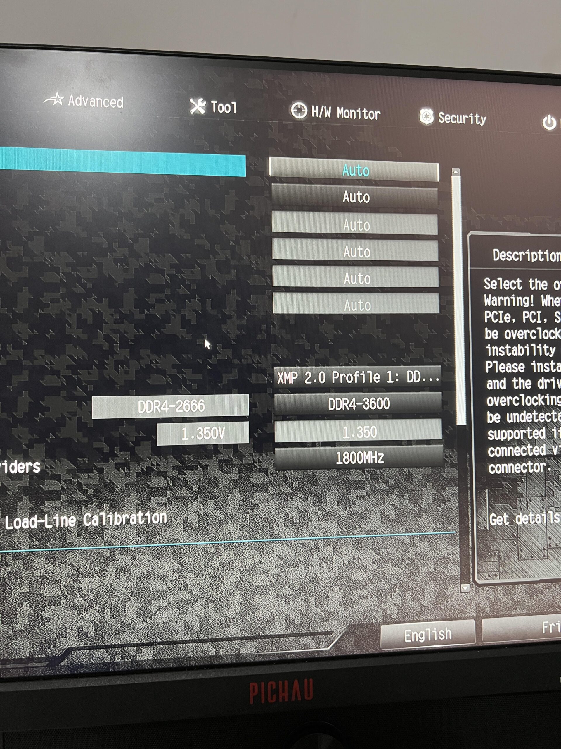 XMP configuration is not applying XMP configuration is not applying