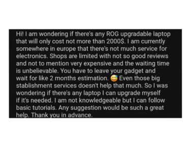 upgradable.