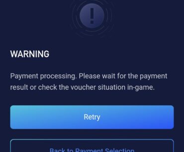 Midasbuy "payment processing" problem
