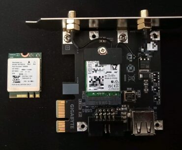 "For evaluation only" wifi module found in retail gigabyte WiFi card