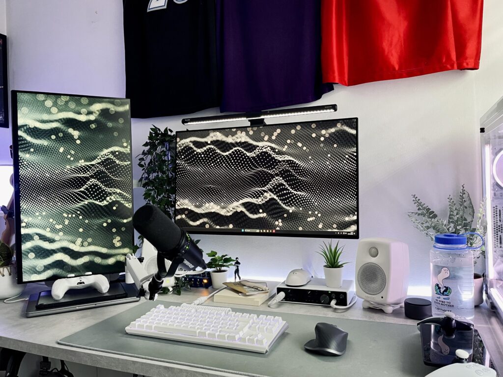 Casual gaming & music production setup 😎