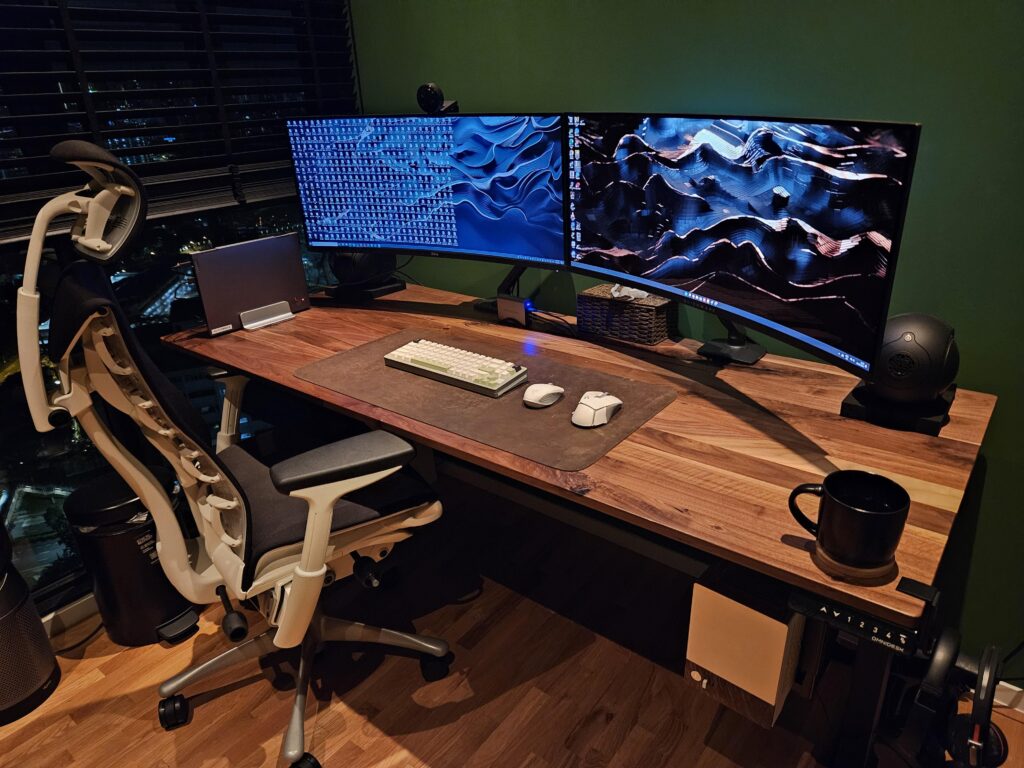With a new tabletop