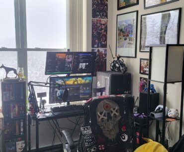 My cozy corner setup!