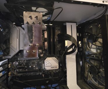 Got 4 case fans and 2 heat sink fans. What direction should they all be facing?