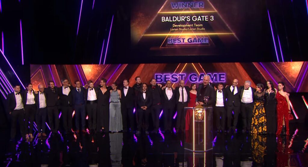 Baldur's Gate 3 becomes first game to win GOTY at Golden Joysticks, The Game Awards, DICE, GDC, and BAFTAs