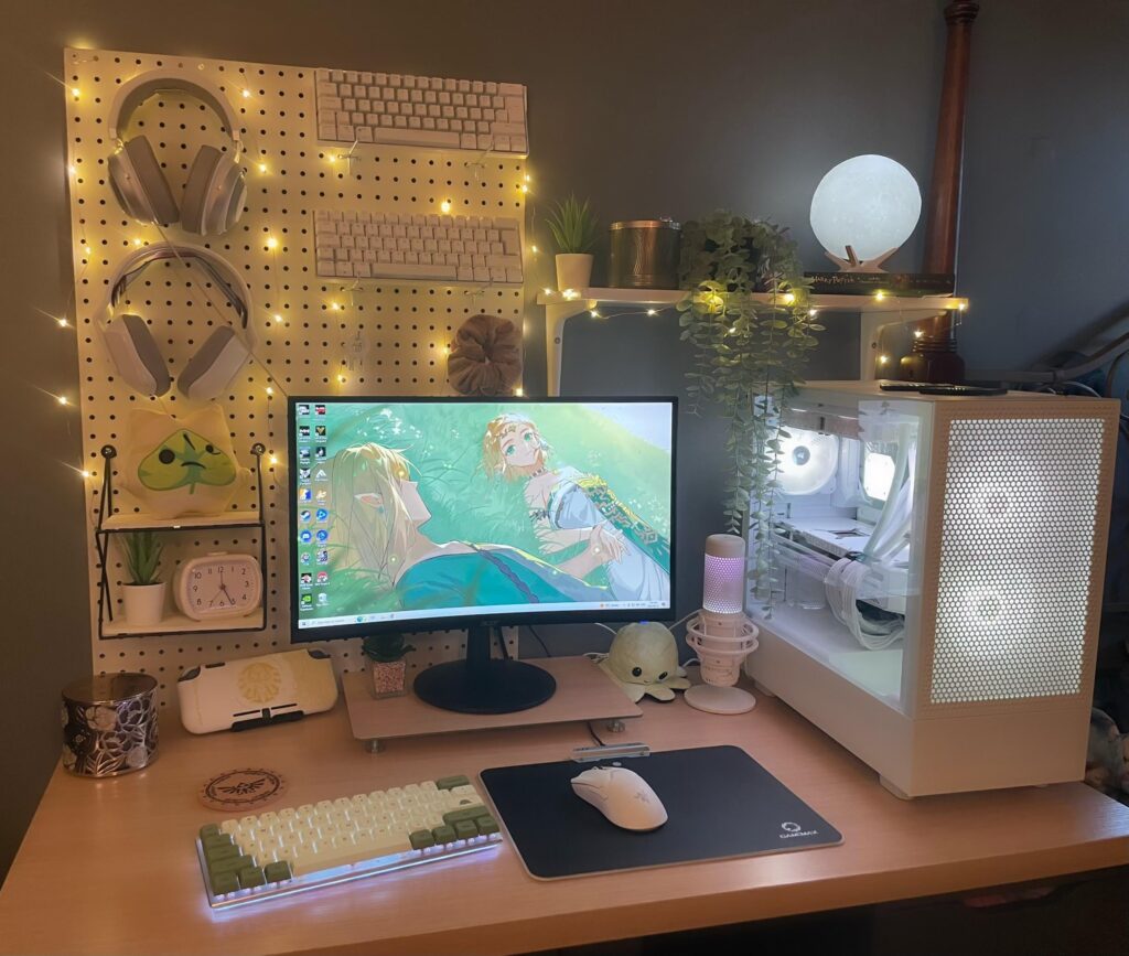 finally happy with my battle station ✨🌲