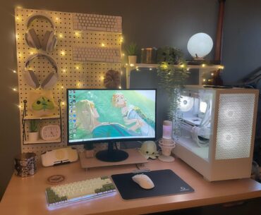 finally happy with my battle station ✨🌲