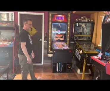 I built a video movie poster that converts into a virtual pinball machine.